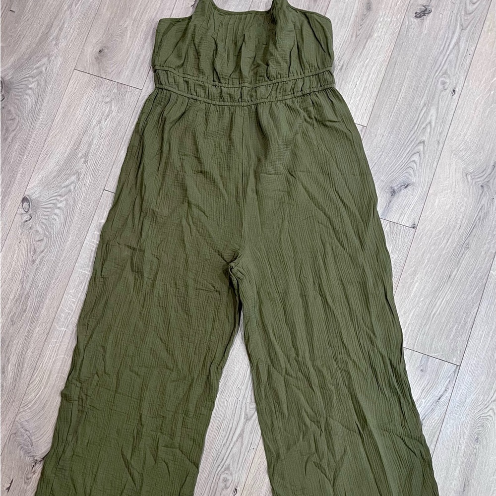 Olive Green 3X Women's Jumpsuit